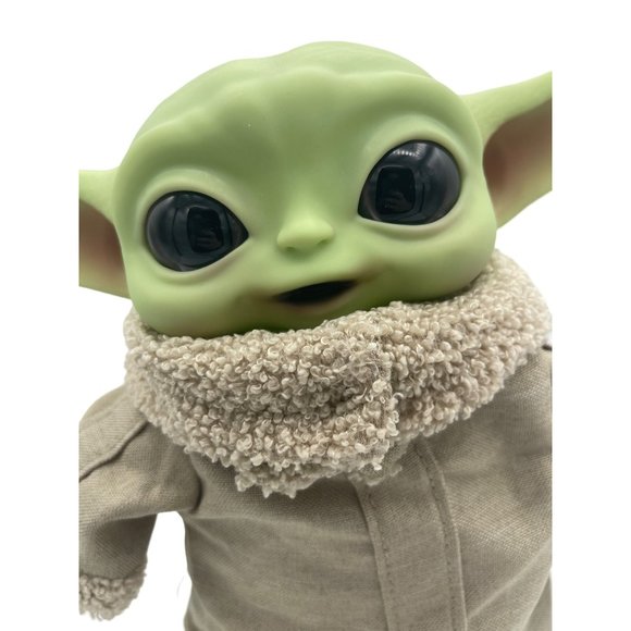 Yoda Stuffed plush Star Wars 16” plastic head Mattel Collectible DollMat - Picture 3 of 6